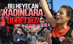 Zonguldakspor maçı kadın ve çocuklara yine ücretsiz!