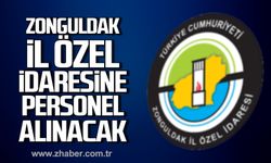 Zonguldak İl Özel İdaresine personel alınacak!