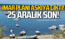 Alaplı'da Balıkçı Barınağı imar planı askıya çıktı! 25 Aralık son!