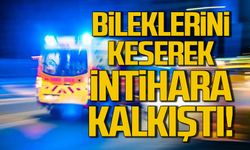 Ereğli'de intihar girişimi! Bileklerini kesti