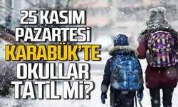 Karabük'te Kar Yağışı Nedeniyle 25 Kasım Pazartesi Günü Okullar Tatil Olacak Mı?