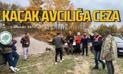 Zonguldak'ta kaçak avcılığa ceza!