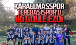 Karaelmasspor, Tepebaşıspor'u iki golle ezdi