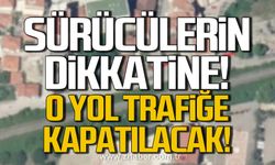 Kilimli'de o yol araç trafiğine kapatılacak!