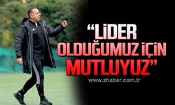 Can Güven: “Lider olduğumuz için mutluyuz”