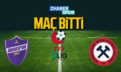 Orduspor 1967- Zonguldakspor Maçı sona erdi