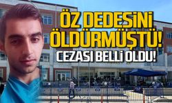 Öz dedesini öldürmüştü! Cezası belli oldu!