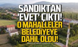 Sandıktan 'Evet' çıktı! Geriş Köyü'nün mahalleleri belediye sınırlarına geçti