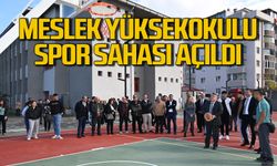 Meslek Yüksekokulu Spor Sahası açıldı