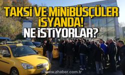 Taksi ve minibüsçüler isyanda! Ne istiyorlar?