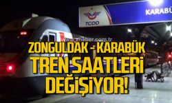 Zonguldak - Karabük tren saatleri değişiyor!