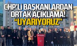 CHP'li başkanlardan sert açıklama! "Uyarıyoruz"