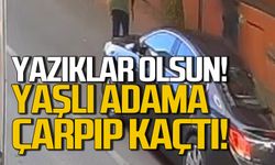 Yaşlı adama çarpıp kaçtı! Ekipler peşinde!