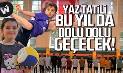 Gençlik merkezinde spor ve sanat dolu bir ara tatil