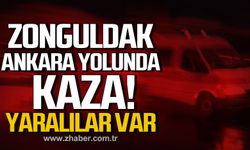 Zonguldak-Ankara yolunda kaza! Yaralılar var!