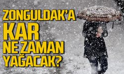 Meteoroloji uyardı! Zonguldak'a kar ne zaman yağacak?