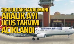 Zonguldak Havalimanı Aralık ayı uçuş takvimi açıklandı!