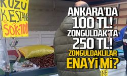 Zonguldaklılar enayi mi! Ankara 100, Zonguldak 250!