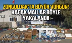 Zonguldak'ta büyük vurgun! Kaçak mallar böyle yakalandı!