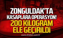 Zonguldak'ta kasaplara operasyon! 200 kilogram ele geçirildi!