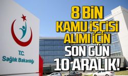 Sağlık Bakanlığı, 8 bin sürekli kamu işçisi alımına dair yeni duyuru yayımladı!