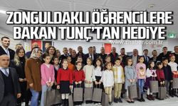 Zonguldaklı öğrencilere Bakan Yılmaz Tunç'tan hediye!