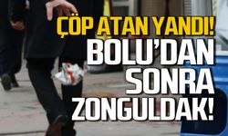 Çöp atan yandı! Bolu'dan sonra Zonguldak'ta başladı!