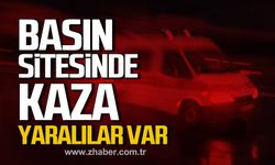 Basın Sitesinde kaza! Yaralılar var!