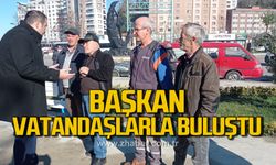 Başkan Altuğ Dökmeci vatandaşla buluştu