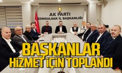 Zonguldak'ta Ak Parti'li Başkanlar hizmet için toplandı!