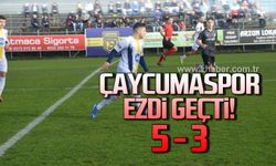 Çaycumaspor, Zonguldak Ereğlispor’u ezdi geçti! 5 - 3