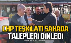 CHP Teşkilatı sahada! Esnafın taleplerini dinledi!