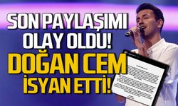 Son paylaşımı olay oldu! Doğan Cem isyan etti!