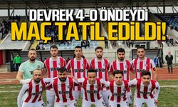 Devrek 4-0 öndeydi! Maç tatil edildi!