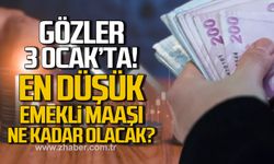 Gözler 3 Ocak'a çevrildi! En düşük emekli maaşı ne kadar olacak?