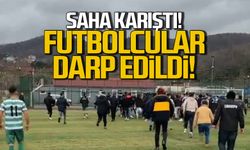 Saha karıştı! Karaelmasspor futbolcuları darp edildi!