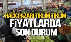 Halk Pazarı tıklım tıklım! Fiyatlarda son durum!