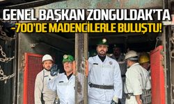 Kızılay Genel Başkanı Zonguldak'ta madencilerle buluştu!