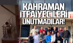 Kahraman itfaiyecileri unutmadılar!