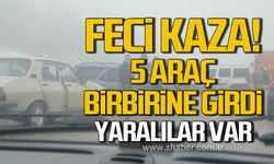 Kastamonu-Karabük karayolunda zincirleme kaza! Yaralılar var