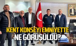 Çaycuma Kent Konseyi Emniyette! Ne görüşüldü?