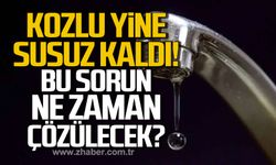 Kozlu yine susuz kaldı! Bu sorun ne zaman çözülecek?