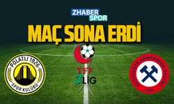 Ankara Polatlı- Zonguldakspor maçı sona erdi