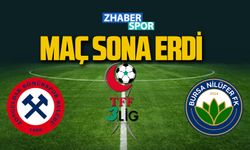 Zonguldakspor-Bursa Nilüfer FK maçı sona erdi