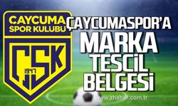 Çaycuma Spor Kulübü “Marka Tescil Belgesi” aldı!