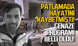 Patlamada hayatını kaybeden Nuri Girgin'in cenaze programı belli oldu!