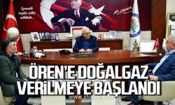 Ören Mahallesi'ne doğalgaz verilmeye başlandı!