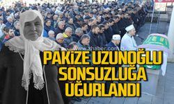 Minibüsün çarpması sonucu hayatını kaybeden Pakize Uzunoğlu sonsuzluğa uğurlandı