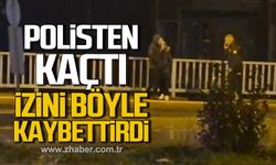 Bartın'da polisten kaçtı! İzini böyle kaybettirdi!