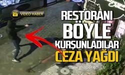 Zonguldak'ta restoranı kurşunladılar! Ceza yağdı!